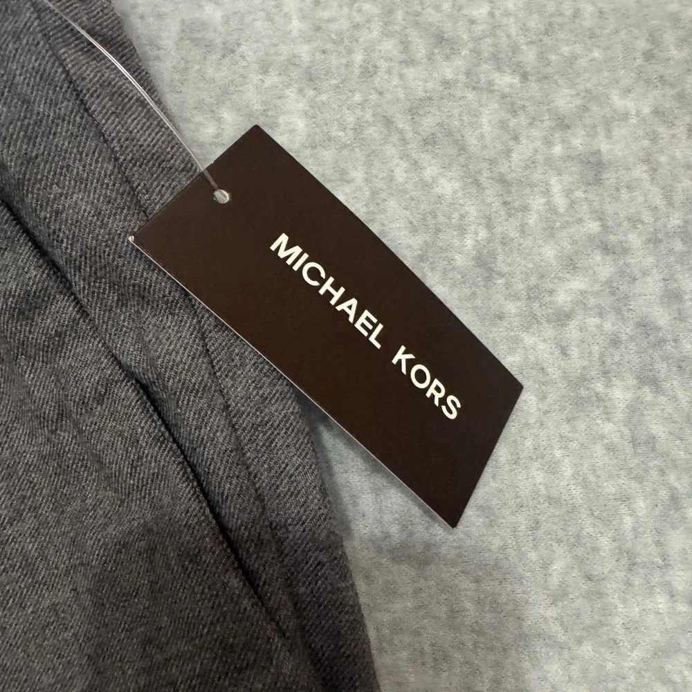 Michael Kors‎ Wool Blend Pull On Dress Pants Grey XL NWT Retails $178